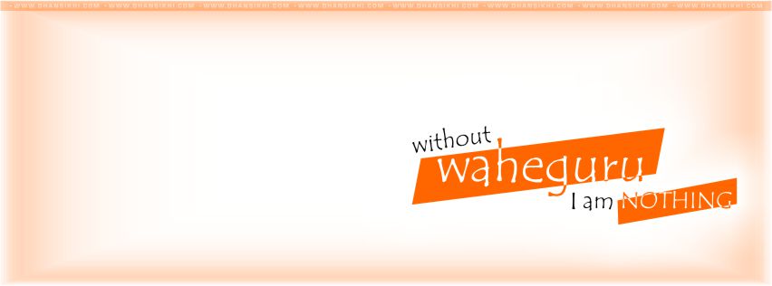 FB Covers – Without Waheguru I Am Nothing
