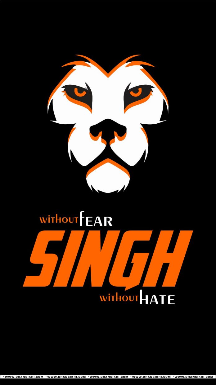 Mobile Wallpaper - Singh Without Fear Without Hate